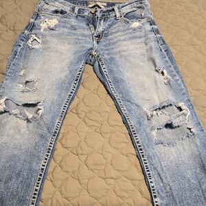 BKE Light Blue Distressed Tyler